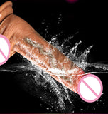 USB Rechargeable Realistic Heated Dildo with Suction Cup - Own Pleasures