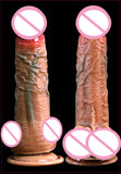 USB Rechargeable Realistic Heated Dildo with Suction Cup - Own Pleasures