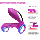 7 Speed Penis Double Ring | strapless penis - Own Pleasures