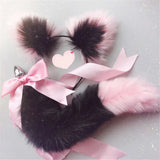 Cat Ears Headbands with Fox Plug Tail, 9 Types - Own Pleasures