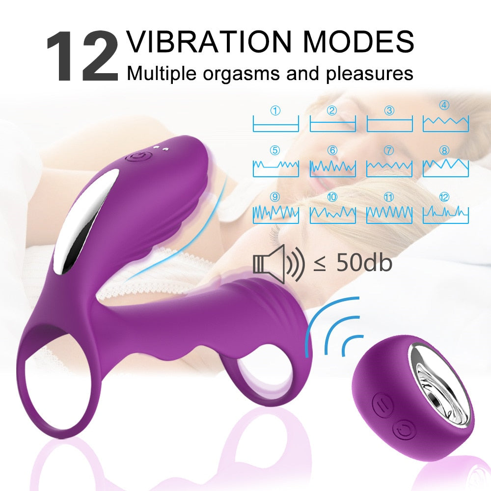 Vibrating Ring and G spot Stimulator for Couples Own Pleasures Vibrating Ring and G spot Stimulator for Couples Own Pleasures