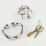Small Stainless Steel Chastity Cage - Own Pleasures