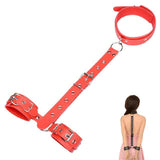 Hands Neck Collar Connecting Bondage - Own Pleasures