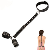 Hands Neck Collar Connecting Bondage - Own Pleasures