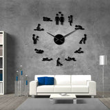 Adult Room Decoration-Game Big Sex Positions Wall Clock - Own Pleasures