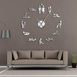 Adult Room Decoration-Game Big Sex Positions Wall Clock - Own Pleasures