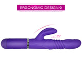 36 Pulses, 6 Modes, 360 Degrees Rotating and Thrusting Silicone Rabbit Vibrator - Own Pleasures
