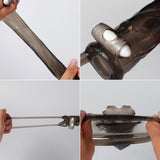 Soft TPE Black Penis Enlargement Sleeve with Ring - Own Pleasures