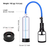 T-Handle Penis Pump with Silicone Sleeve (Vacuum Erection Pump) - Own Pleasures