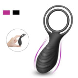 USB Vibrating Cock Double Ring, 2 Colors - Own Pleasures