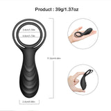 USB Vibrating Cock Double Ring, 2 Colors - Own Pleasures