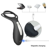 USB Vibrating Cock Double Ring, 2 Colors - Own Pleasures