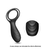 USB Vibrating Cock Double Ring, 2 Colors - Own Pleasures