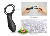 USB Vibrating Cock Double Ring, 2 Colors - Own Pleasures