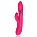 10 Speed Intelligent Heated Rabbit Rotating Dildo Vibrator - Own Pleasures