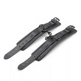 Faux and Genuine Leather Sex Handcuffs and Collar - Own Pleasures