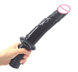Realistic screw handled dildo - Own Pleasures