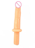 Realistic screw handled dildo - Own Pleasures