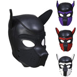 Dog Headgear | BDSM Openable Mask Hood - Own Pleasures