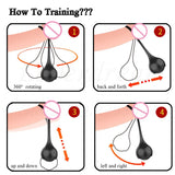 Male Penis Dumbbell Cock Ring, 4 pieces - Own Pleasures