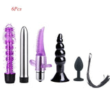 17Pcs Erotic Kit. Dildo, Vibrator, Anal Plugs, Handcuffs... And More - Own Pleasures