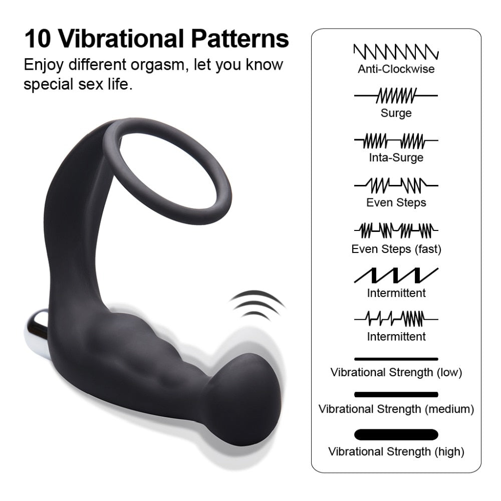 Buy Prostate Massager with Cock Ring Online Shopping Own Pleasures Buy Prostate Massager with Cock Ring Online Shopping Own Pleasures