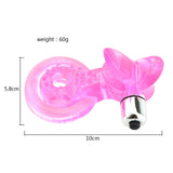 Double Cock Sex Ring Clitoris or Penis Stimulator - Own Pleasures