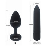 Crystal Butt Plugs and Silicone Vibrator - Own Pleasures