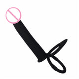 Double Penetration Strapon Dildo Vibrato for Couples - Own Pleasures