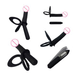 Double Penetration Strapon Dildo Vibrato for Couples - Own Pleasures