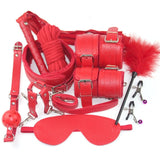 BDSM Restraint Bondage Set Red/Black/PinkSex - Own Pleasures