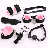 BDSM Restraint Bondage Set Red/Black/PinkSex - Own Pleasures
