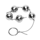 Five Stainless Steel Anal Vagina Balls - Own Pleasures