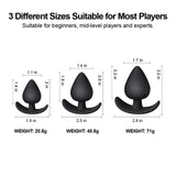 Spades Butt Plug, 3 Pieces - Own Pleasures