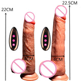 Wireless USB Heated Realistic Dildo Vibrator - Own Pleasures