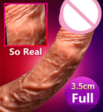 Wireless USB Heated Realistic Dildo Vibrator - Own Pleasures
