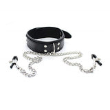 BDSM Restraint Fetish Collar Chain - Own Pleasures