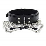 BDSM Restraint Fetish Collar Chain - Own Pleasures