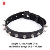 6 Types of PU Leather Bondage Neck Collar - Own Pleasures