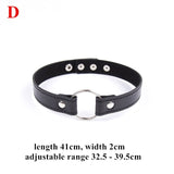 6 Types of PU Leather Bondage Neck Collar - Own Pleasures