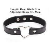 6 Types of PU Leather Bondage Neck Collar - Own Pleasures