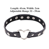 6 Types of PU Leather Bondage Neck Collar - Own Pleasures