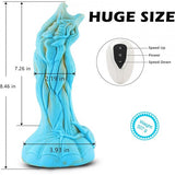 8 inch Dragon Wolf Fat Realistic Girthy Colorful Dildo With Suction Cup