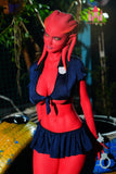 Sexy Fantasy Red Sex Doll_ 160CM F Cup
