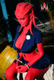 Sexy Fantasy Red Sex Doll_ 160CM F Cup