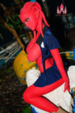 Sexy Fantasy Red Sex Doll_ 160CM F Cup