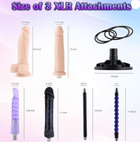 New Arrival Portable Sex Machine, 4 dildos + 3 adaptors