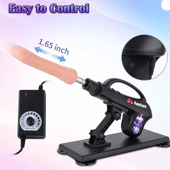 New Arrival Portable Sex Machine, 4 dildos + 3 adaptors