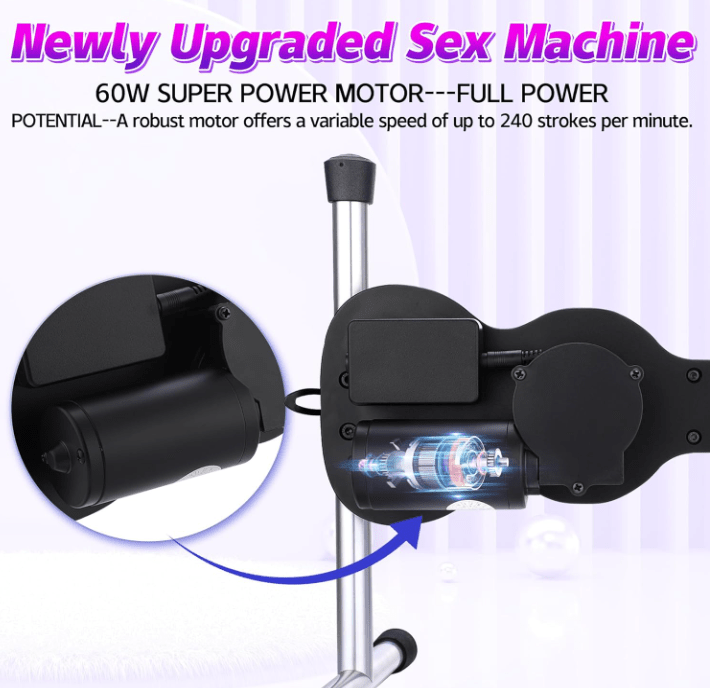 New Arrival Sex Machine with 7 Attachments