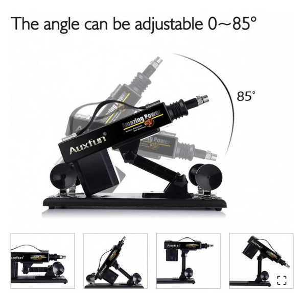 3 XLR Connector Fucking Machine with 8 Attachments for Male and Female